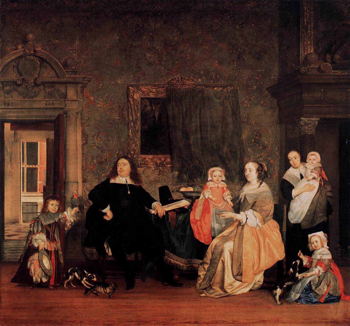 Portrait of Jan Jacobsz Hinlopen and His Family